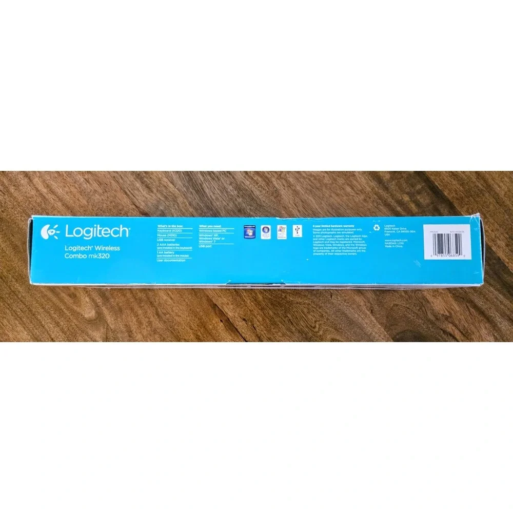Logitech MK320 (920002836) Wireless Keyboard and Mouse Combo - New In Box